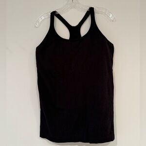 lululemon athletica Black Racerback Tank Top